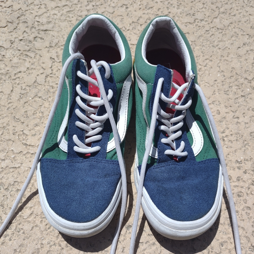 4 Color Boys Vans 5.5